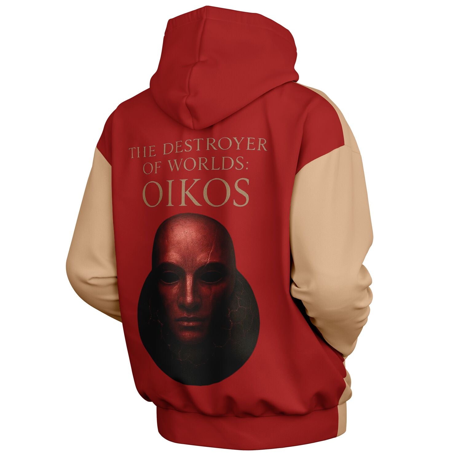 OIKOS HOODIE | Carnelian+Crème