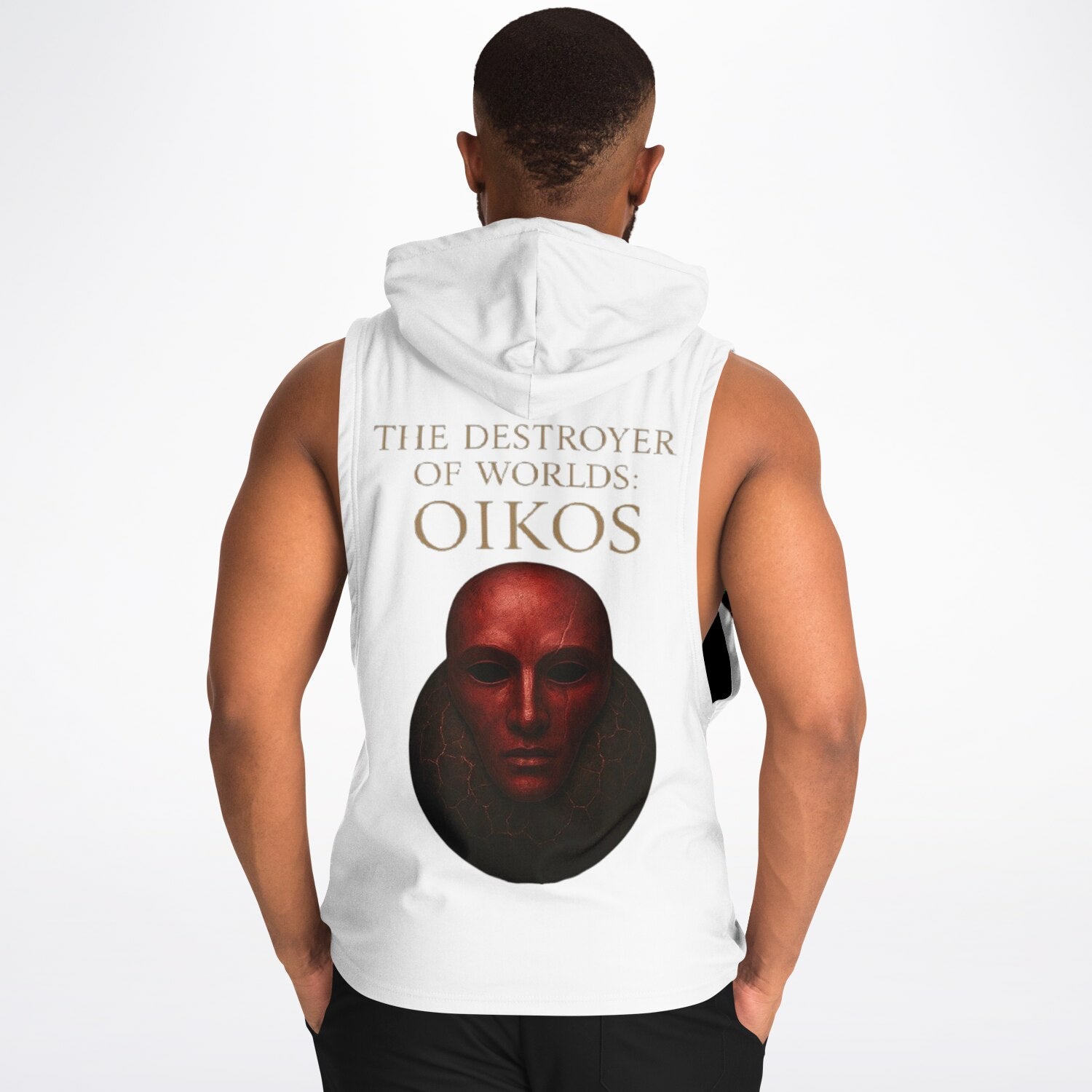OIKOS Sleeveless Hoodie — Ether