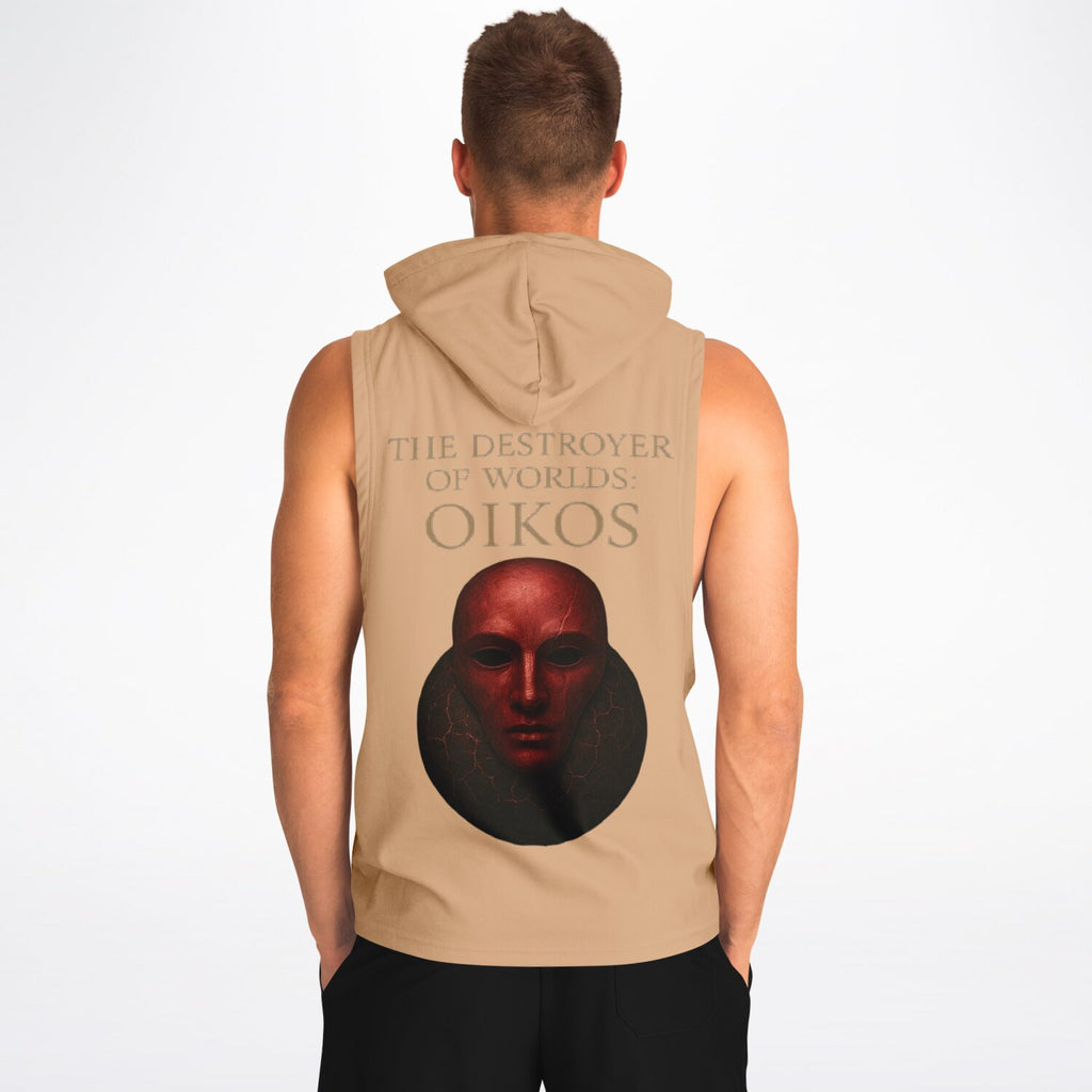 OIKOS Sleeveless Hoodie — Sol-Aurum