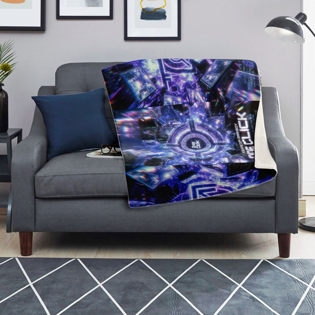 OneClick Premium Microfleece Blanket - AOP
