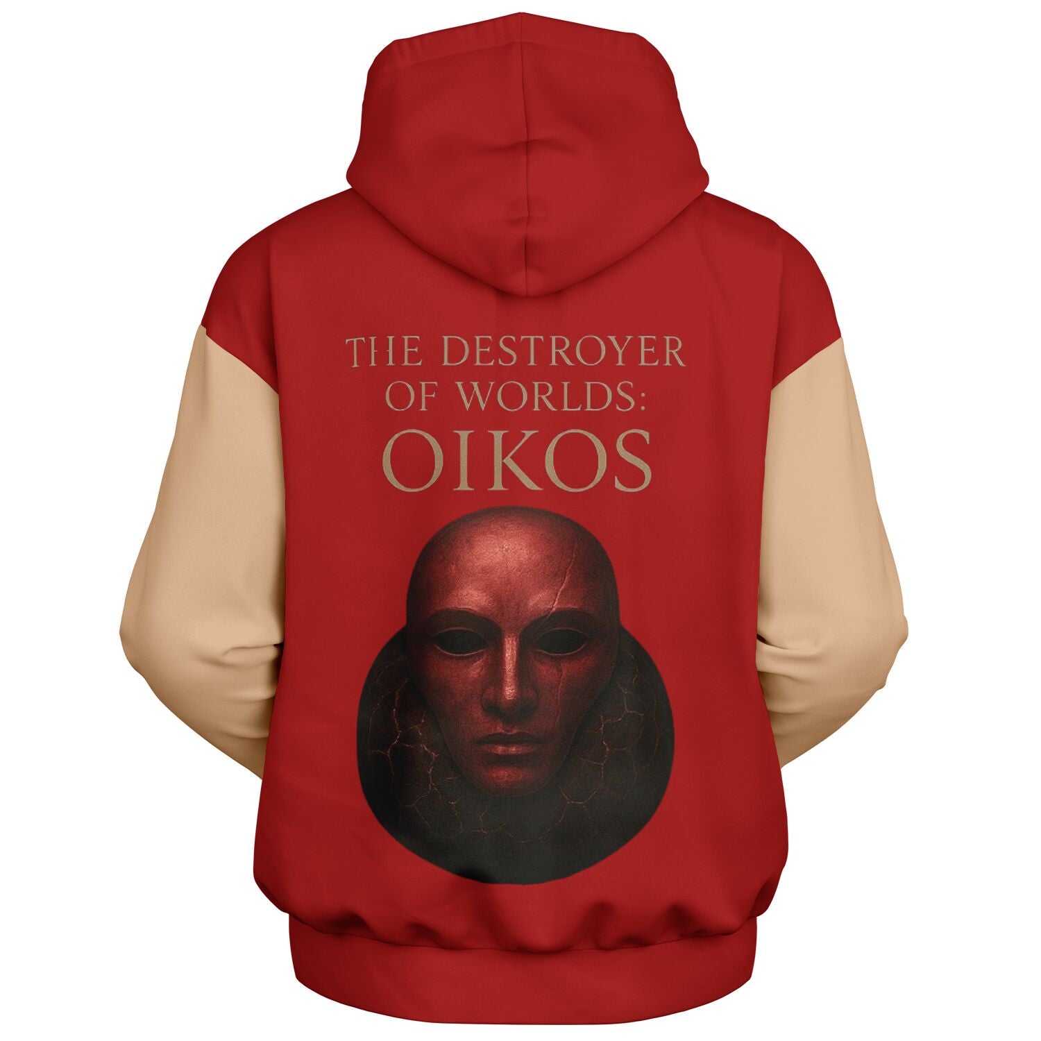 OIKOS HOODIE | Carnelian+Crème