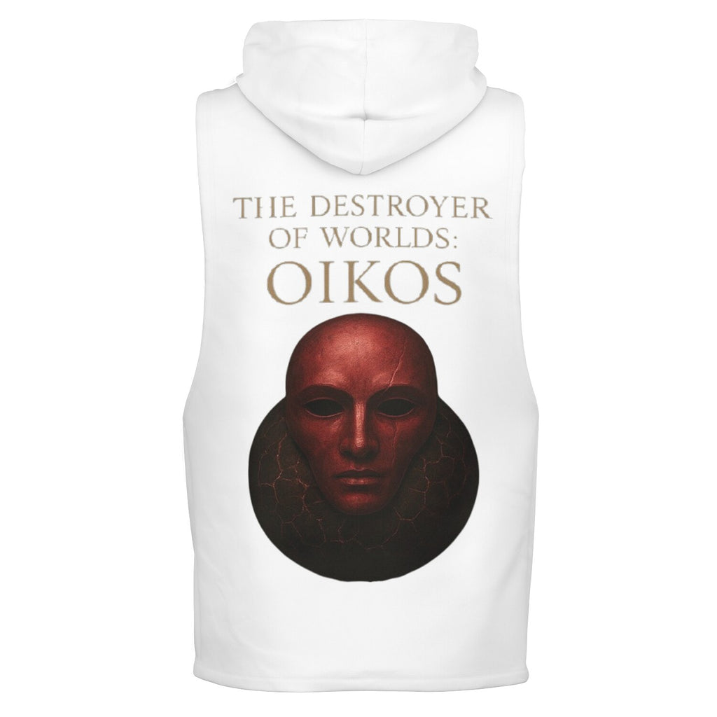 OIKOS Sleeveless Hoodie — Ether