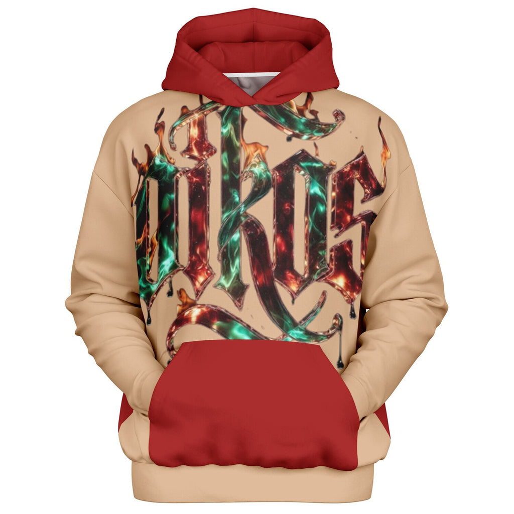 OIKOS HOODIE | Carnelian+Crème